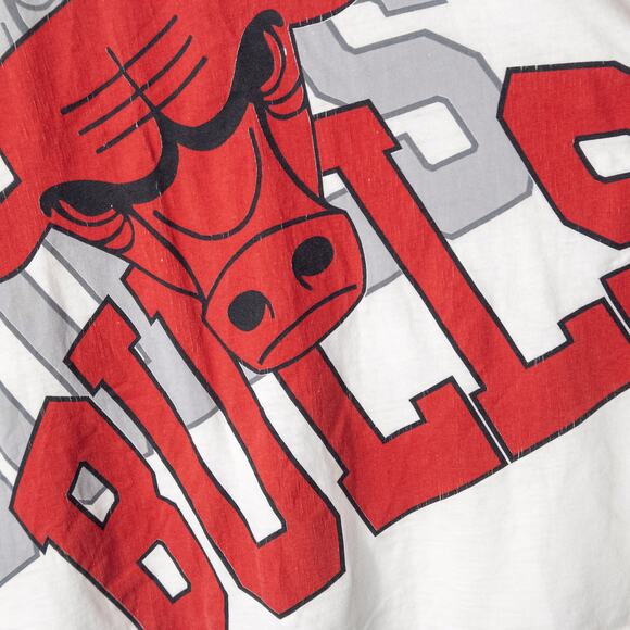 Vintage Chicago Bulls Tank Top 90s Streetwear Bulls Merch Red Apex One USA Sz L - Picture 4 of 8